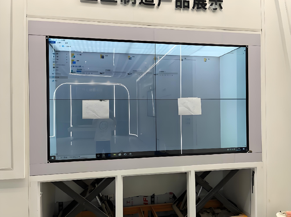 關掉是玻璃，打開是屏幕！OLED透明屏未來感拉滿！